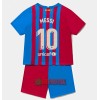 Oficiální Fotbalový Dres FC Barcelona Lionel Messi 10 Domácí 2021-22 pro Děti